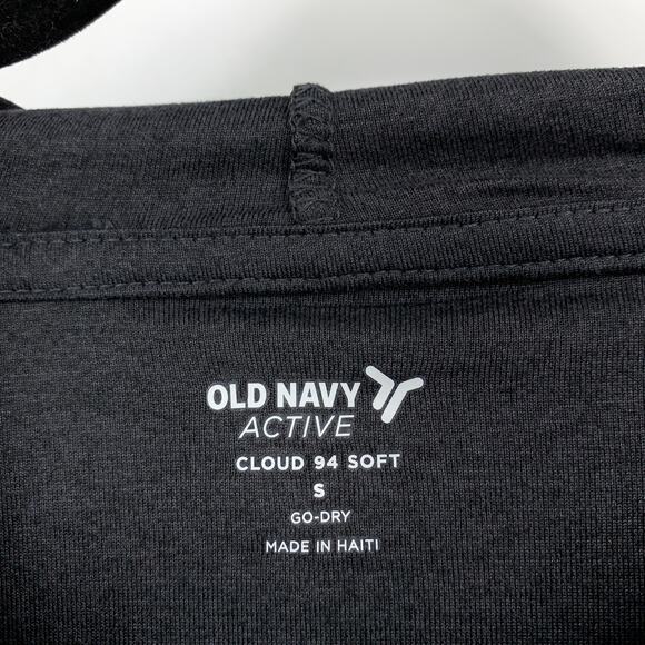 Old Navy Active Women's Size Small Cloud 94 Soft Pullover Hoodie Top Black - Picture 5 of 7